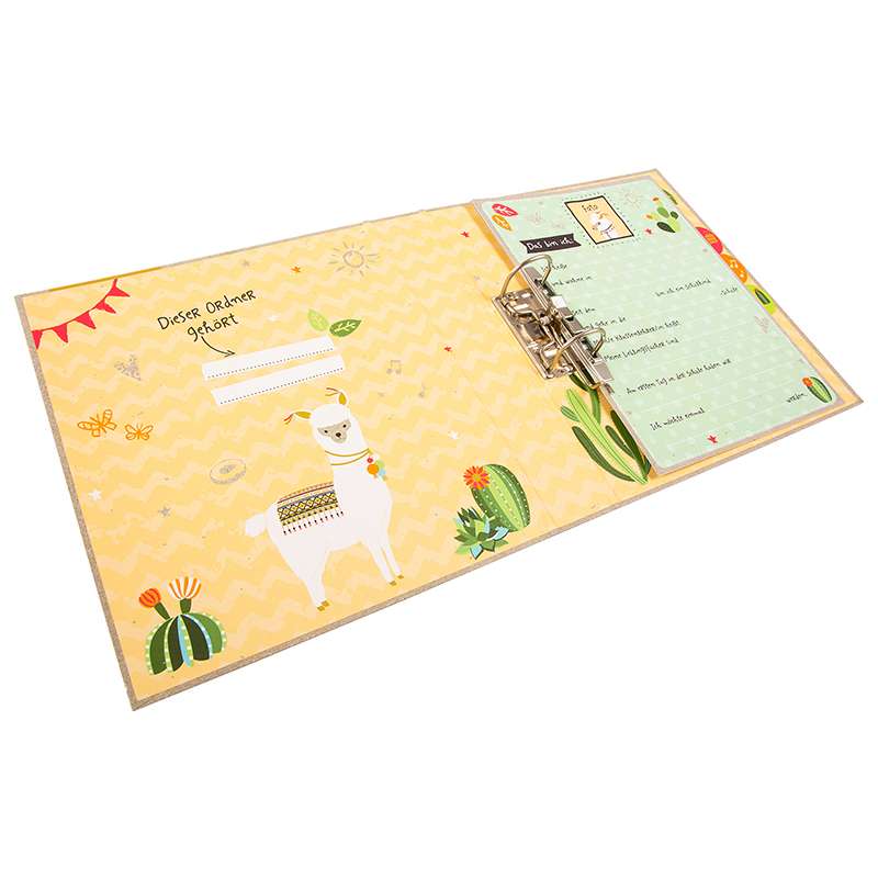 3-Ring Ordner Bauernhof Design - D-Ring Mechanismus Mit Klemmbrett Für Schule & Büro